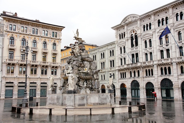 Piazza Unita Trieste Italia