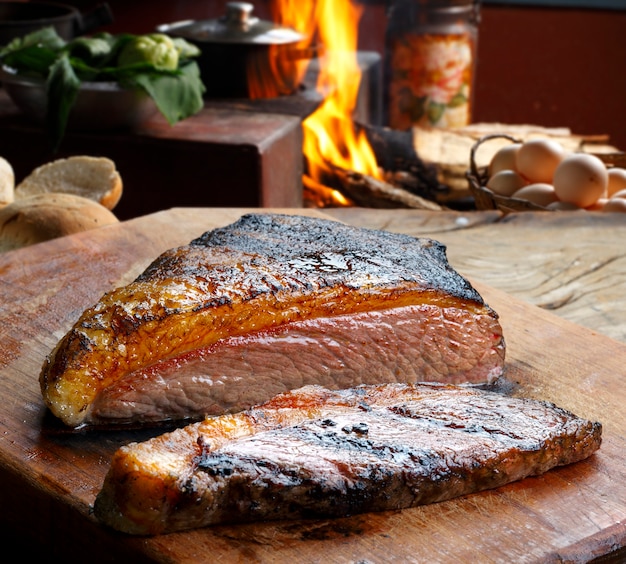 Picanha, barbecue tradizionale brasiliano.