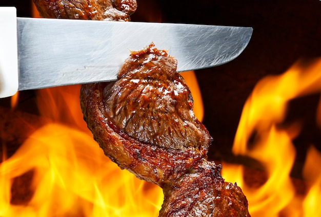 Picanha, barbecue tradizionale brasiliano.