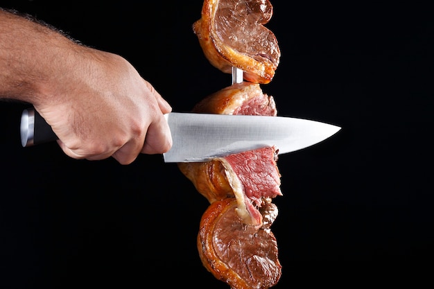 Picanha, barbecue tradizionale brasiliano.