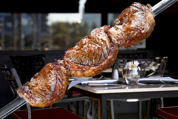 Picanha, barbecue tradizionale brasiliano.