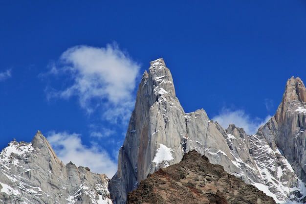 Picco di una montagna nella Patagonia Argentina