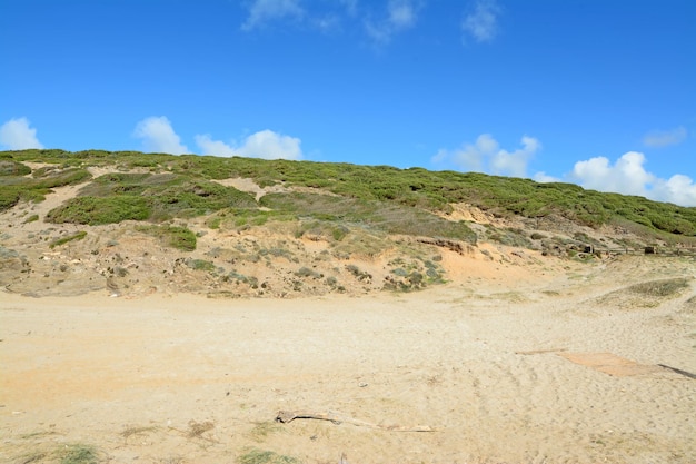 Piccola collina dell'Argentiera Sardegna