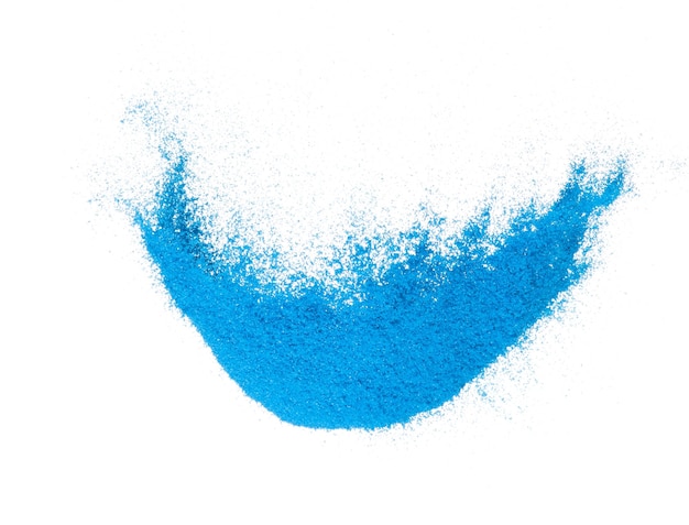 Piccola dimensione blu Esplosione volante di sabbia dell'oceano Esplosione dell'onda di granelli di sabbia dell'oceano Volta astratta della nuvola