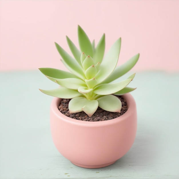 Piccola pianta Haworthia cymbiformis in vaso