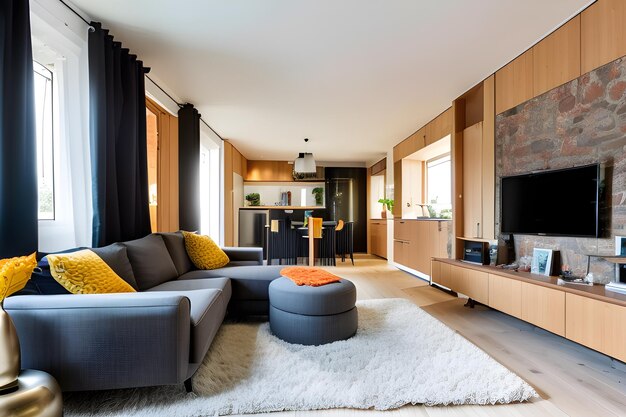 Piccole idee di interior design per il soggiorno per massimizzare lo spazio e lo stile