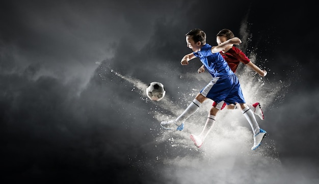 Piccoli campioni di calcio. Tecnica mista