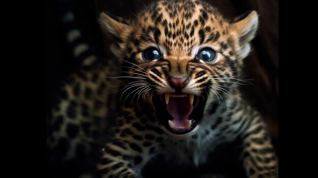 Piccolo leopardo pantera
