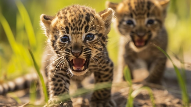 Piccolo leopardo pantera