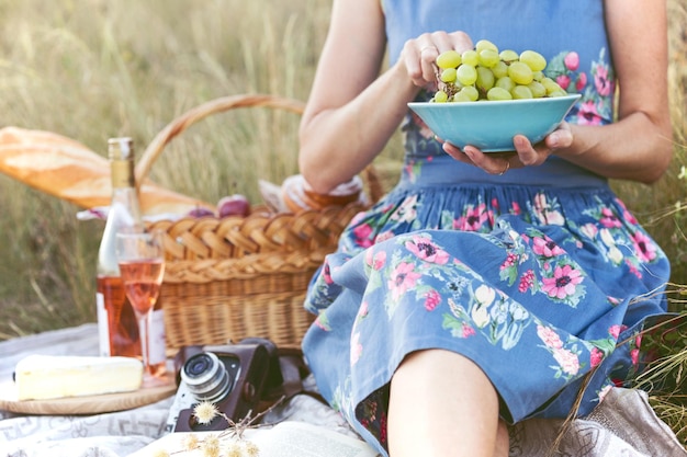 picnic nel prato