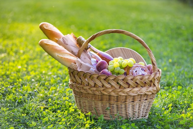 picnic nel prato