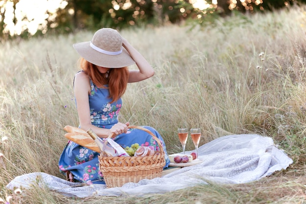 picnic nel prato