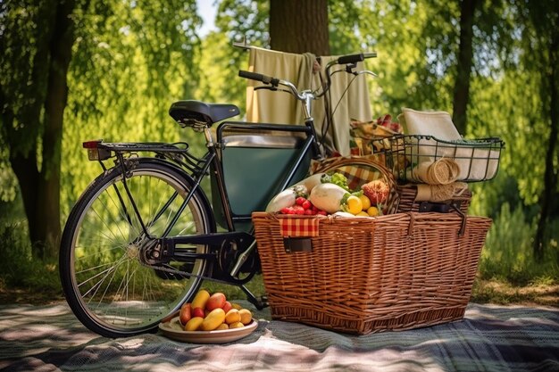 Picnic per biciclette da carico