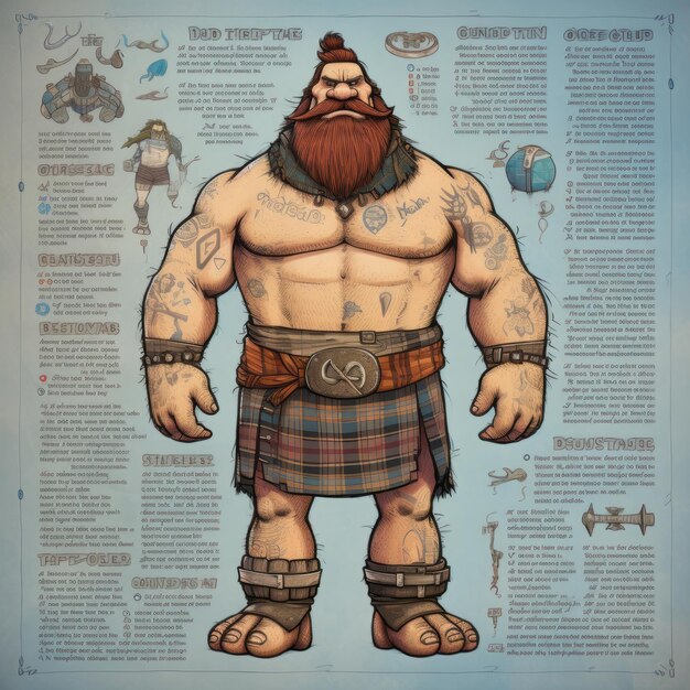 Pictorial Journey Highland Games Hero svela un ritratto ortografico ispirato alla Pixar di un undicesimo