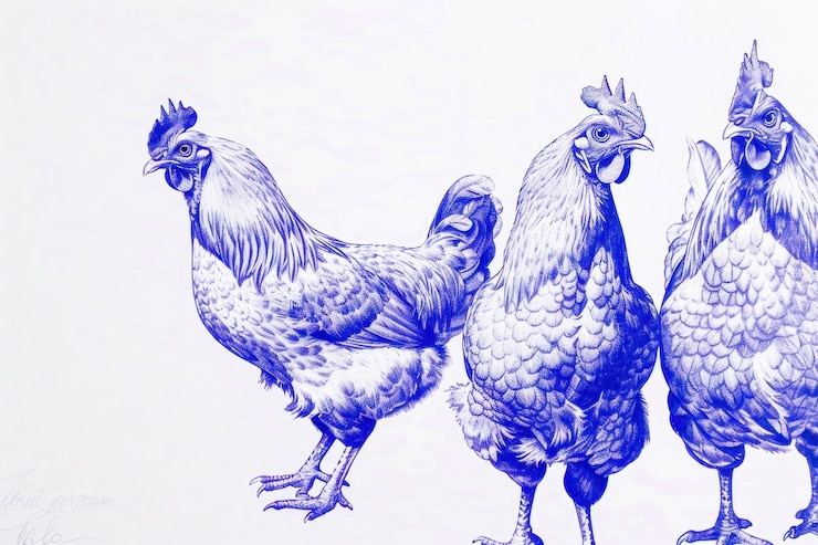 Foto picture d'epoca polli pollame animali uccelli