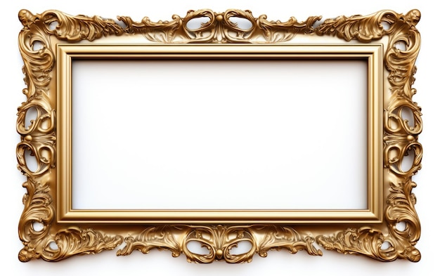 Picture Frame Chic su sfondo bianco o PNG trasparente