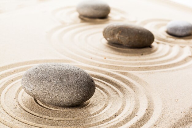 Pietra da meditazione giardino Zen