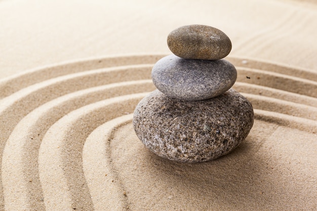 Pietra da meditazione giardino Zen