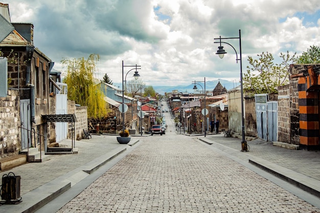 Pietre vecchia strada in città