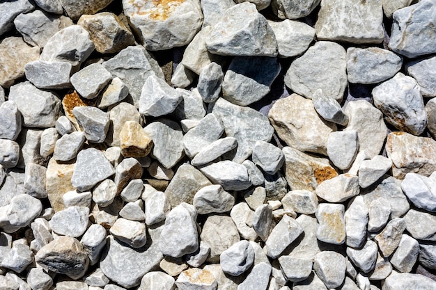 Pietrisco dolomitico come materiale da costruzione per la progettazione del paesaggio Struttura in pietra naturale