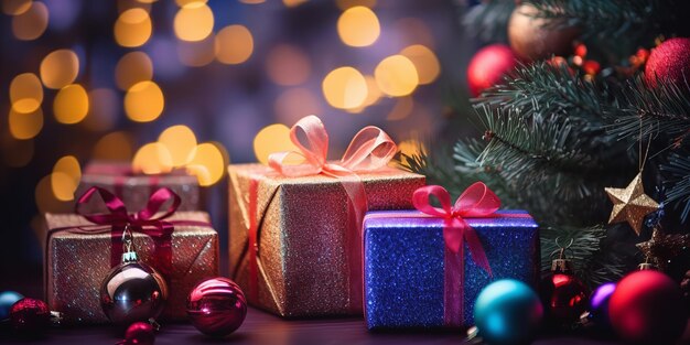 Pigne e confezioni regalo di Natale Ai generativi
