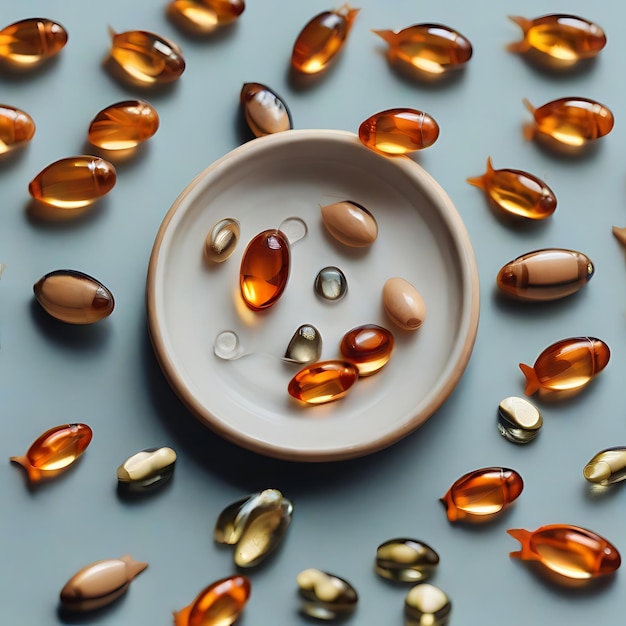 Pillole di omega-3 AI