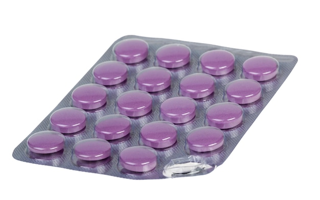 Pillole medicinali confezionate in blister