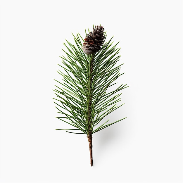 Pine Tree Clip Art con sfondo bianco