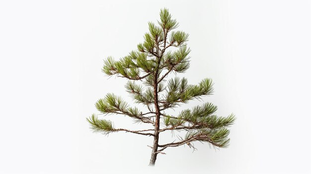 Pine Tree Clip Art con sfondo bianco