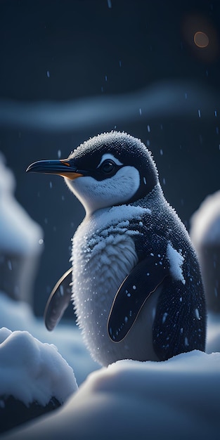 Pinguini carini quando fa freddo