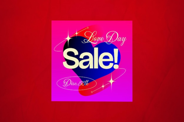 Pink Bold Bright Valentine Banner di vendita