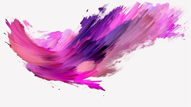 pink e viola acrilico pennello a olio tratto su tranAi Generative