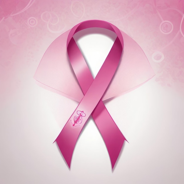Pink Power Ribbon per il mese della sensibilizzazione sul cancro al seno
