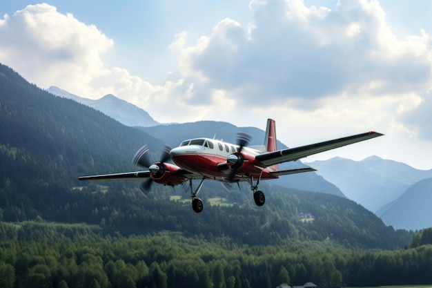 Piper PA28181 Archer III atterraggio in Svizzera