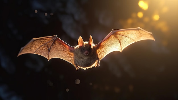 Pipistrello volante IA generativa