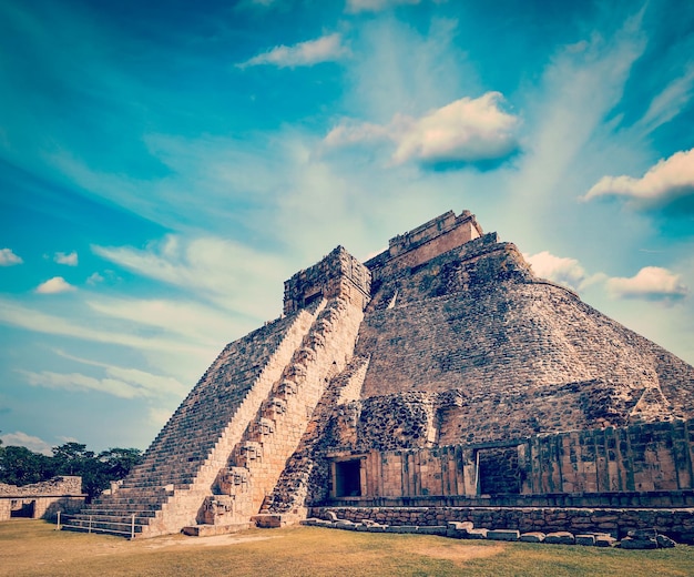 Piramide Maya a Uxmal, Messico