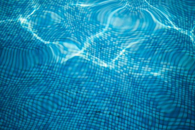 Piscina Acqua blu in piscina Riposo estivo Estate