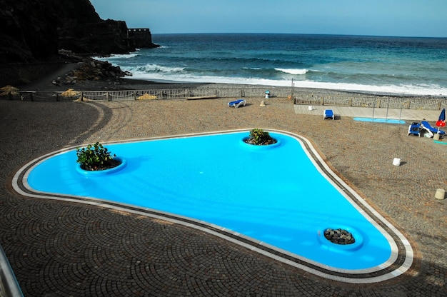 Piscina blu