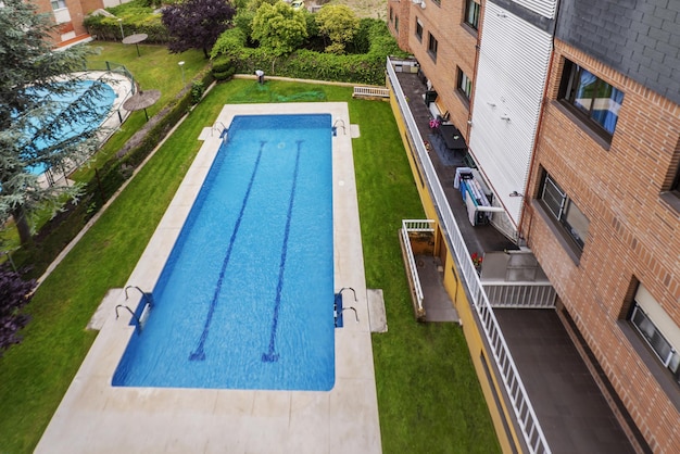 Piscina di un complesso residenziale