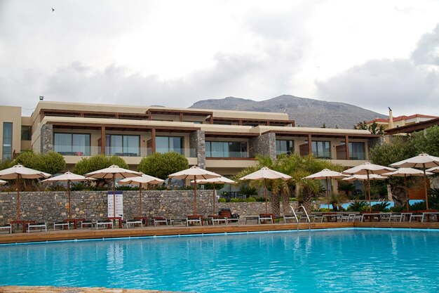 Piscina nella villa di lusso Rodi Grecia