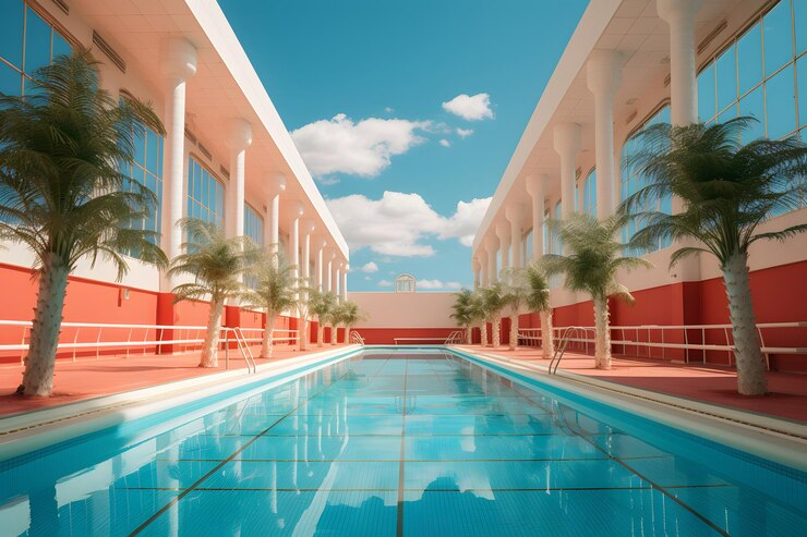 Foto piscina olimpica estetica