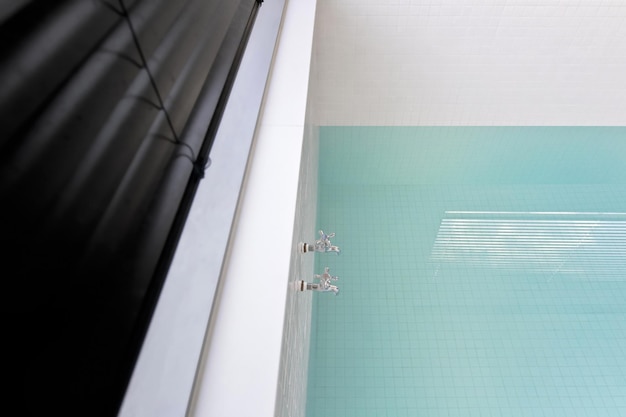 Piscina privata in alloggi di lusso con acqua riscaldata