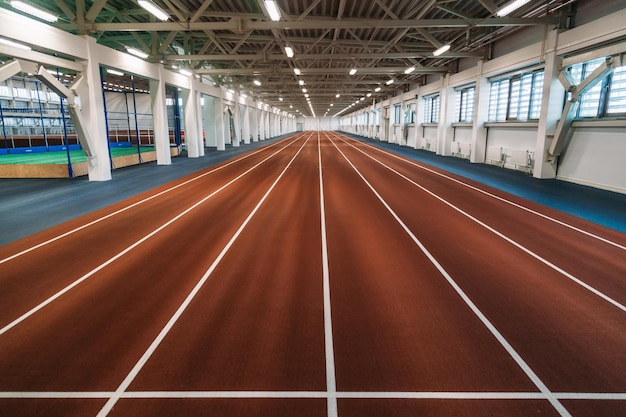 pista di atletica leggera indoor
