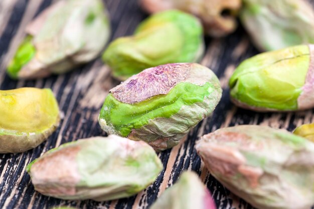 Pistacchi maturi salati Pistacchi pronti e fritti sotto sale a piacere