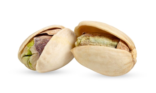 pistacchio isolato su sfondo bianco