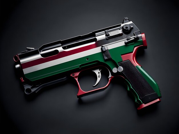 Pistola con bandiera del Bangladesh