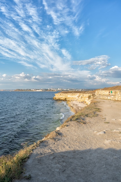 Pittoresca costa del Mar Nero. Crimea Russia estate