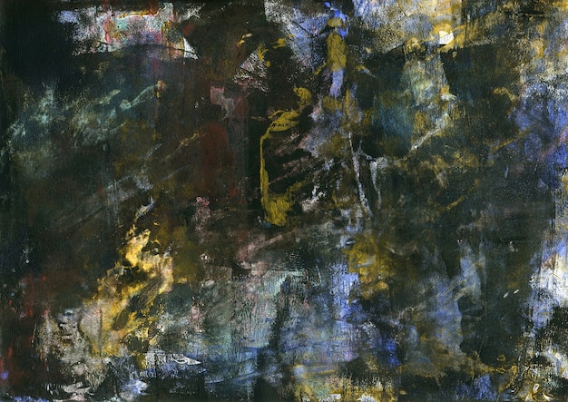 Pittura acrilica astratta del grunge. Arte Moderna