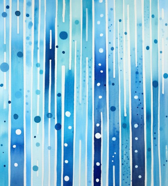 pittura ad acquerello astratta a tema di colore blu