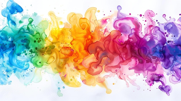 Pittura astratta multicolore Arte fluida Sfondi astratti colorati